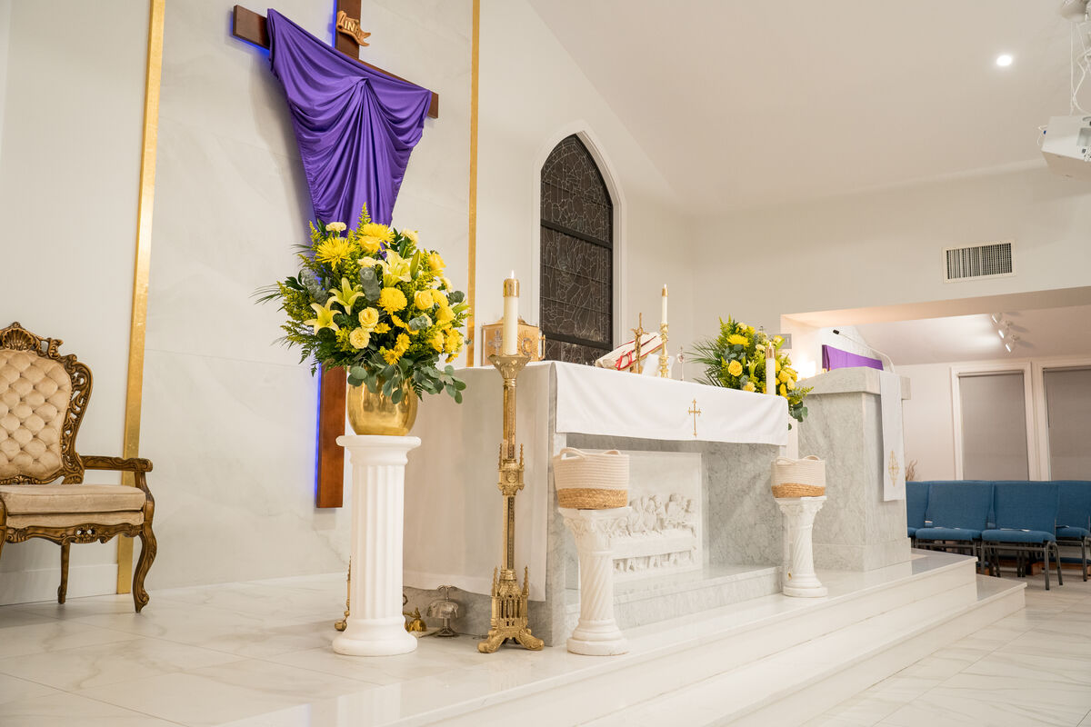 Washing of the feet on Holy Thursday