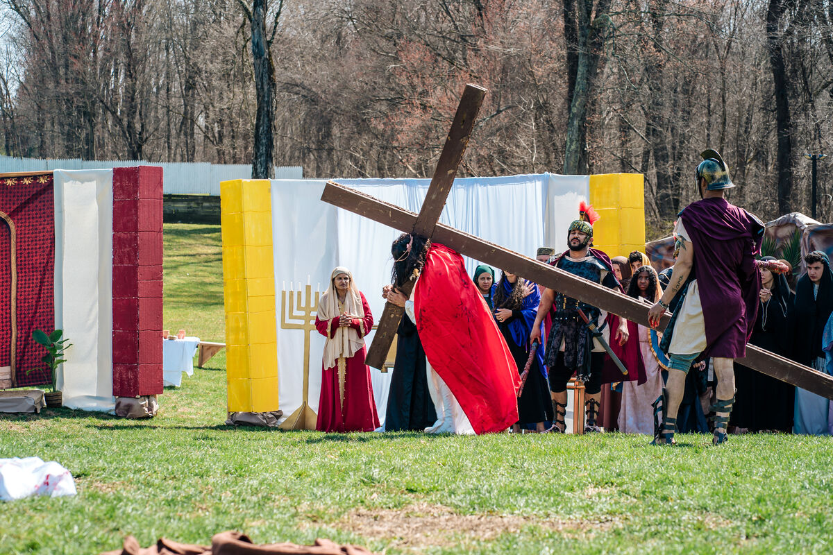 Passion play on Good Friday