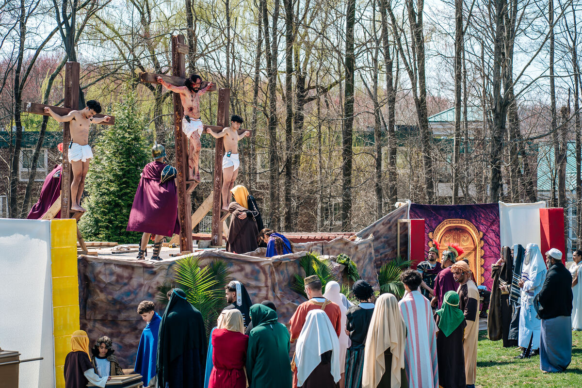 Passion play on Good Friday