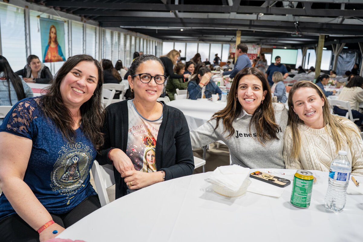 Parishioners at the Women's Conference at Our Lady of Aparecida