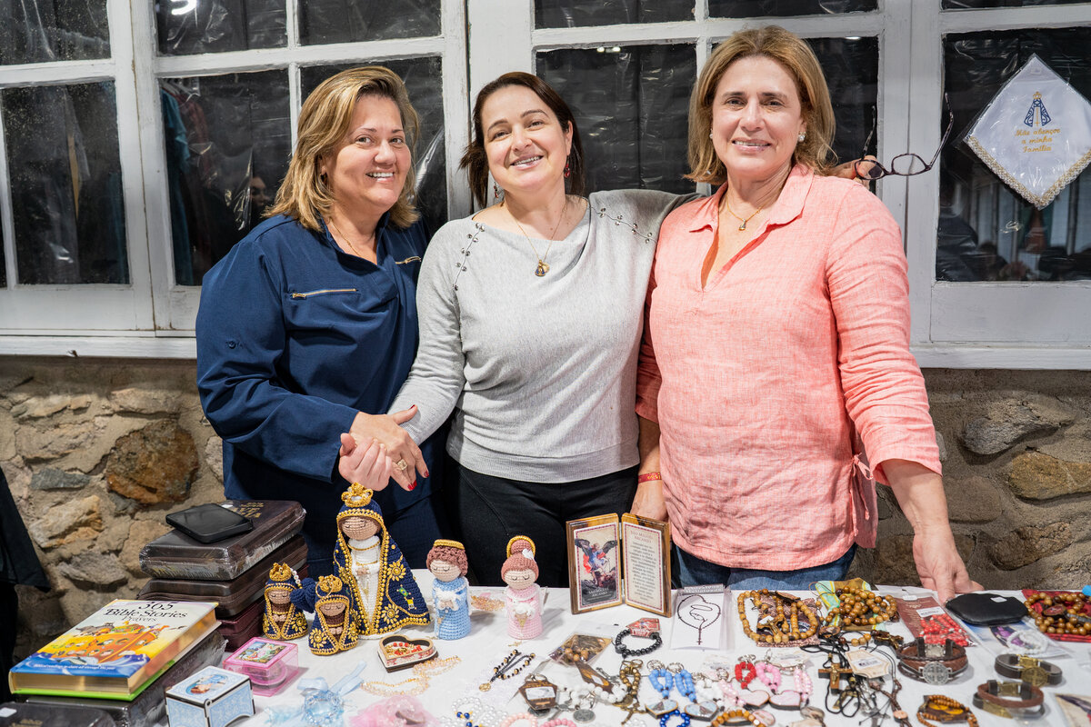 Parishioners at the Women's Conference at Our Lady of Aparecida