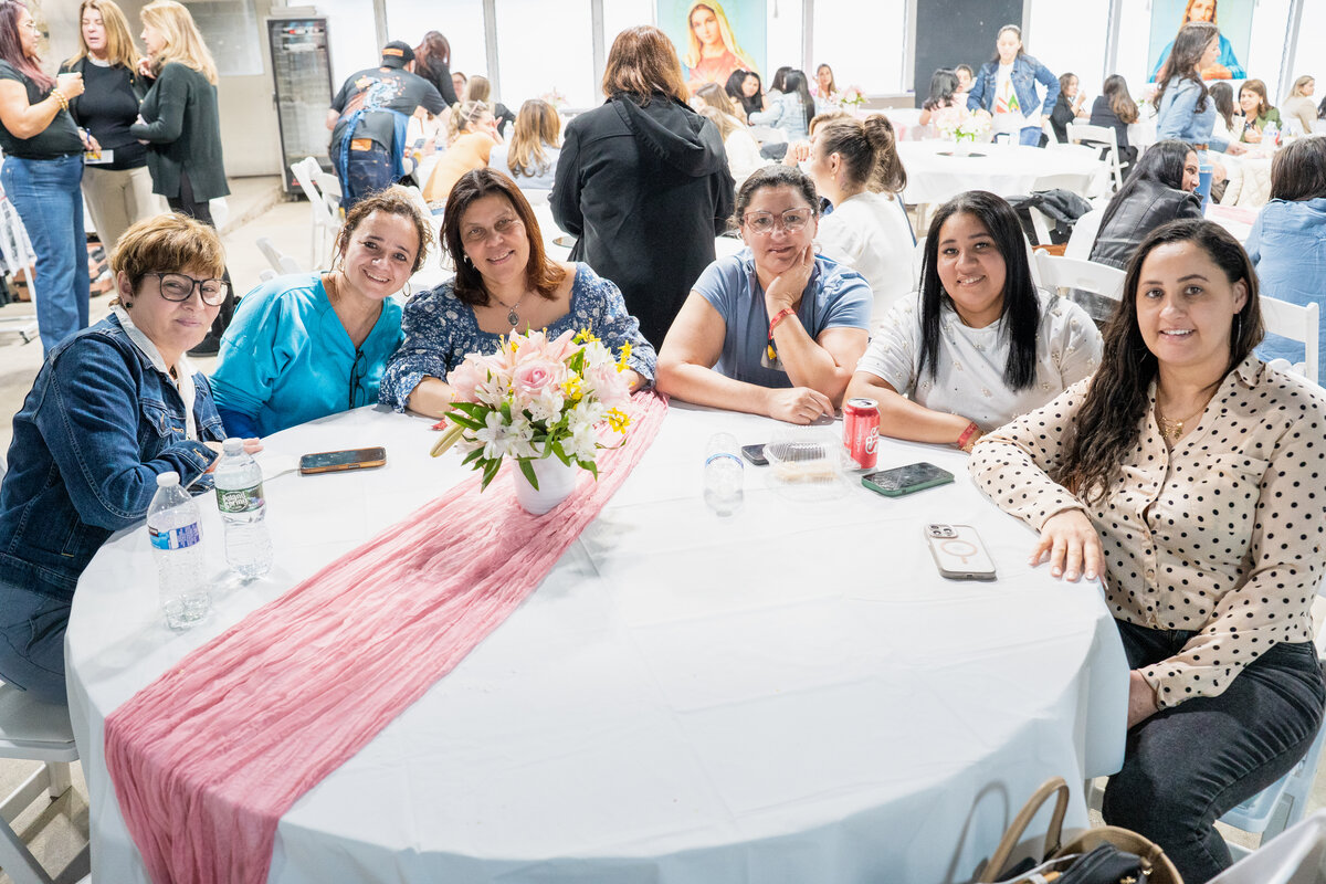 Parishioners at the Women's Conference at Our Lady of Aparecida