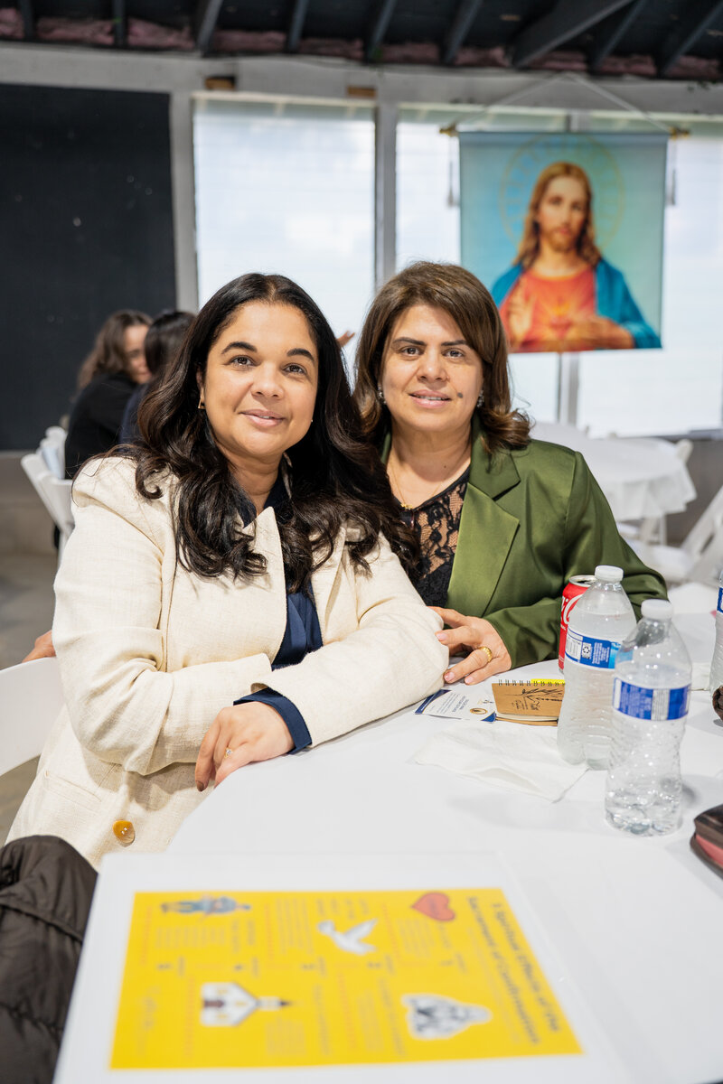 Parishioners at the Women's Conference at Our Lady of Aparecida