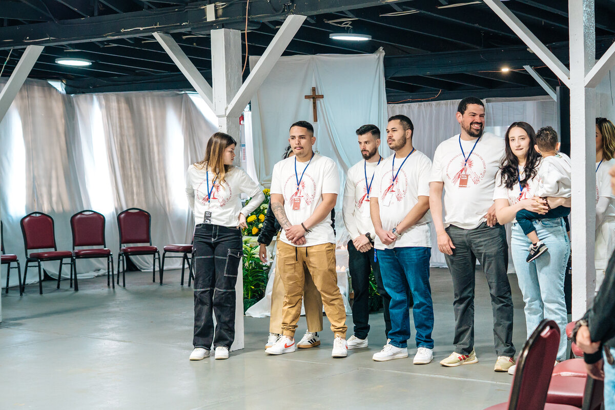 Young Adults (Youth Without Borders) gathering at Our Lady of Aparecida