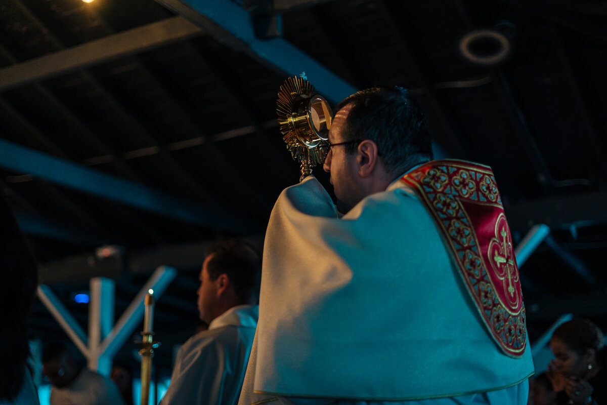 Young Adults (Youth Without Borders) gathering at Our Lady of Aparecida
